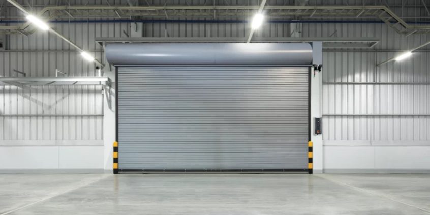 Commercial metal roll up door
