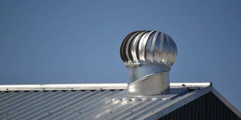 Turbine Vent for Metal Building