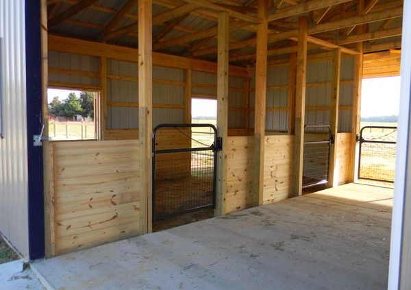 Pole Barn Interior