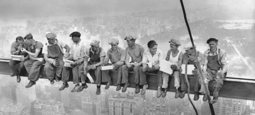 Lunch atop a Skyscraper - 1932