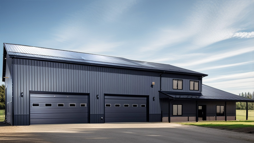 Steel Shop House | Modern Shouse Building Kits