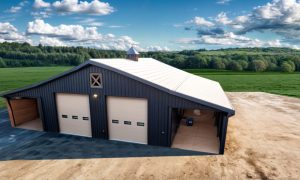 30x40x12 shop with lean-to