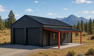shop with carport