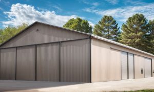 Farm shed building