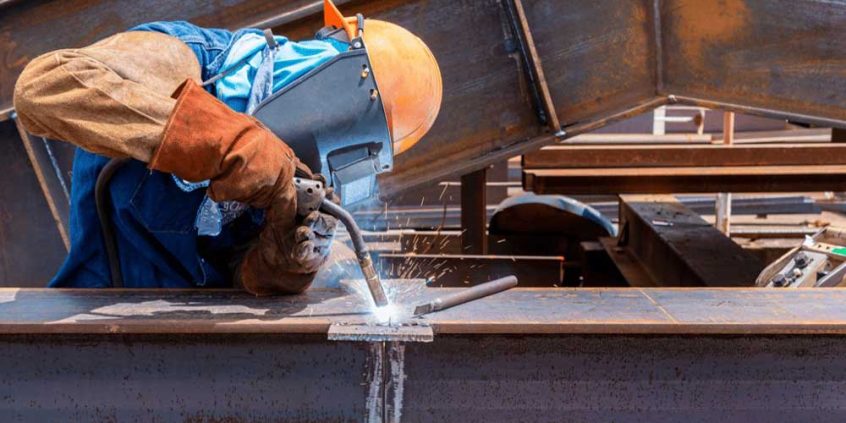 structural steel building framing