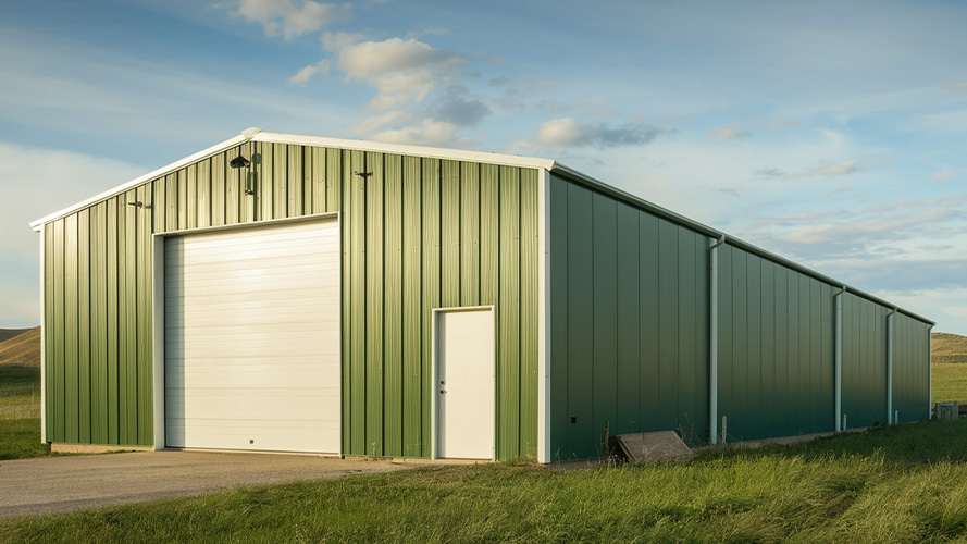 30x100x12 metal building