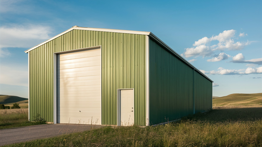 30x100x16 metal building