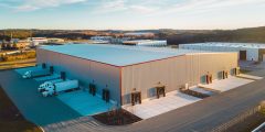Commercial pre-engineered metal building