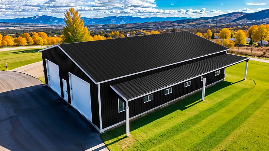 two bedroom barndominium garage