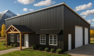 two bedroom two bath barndominium garage