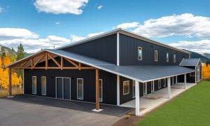 single story barndominium shop