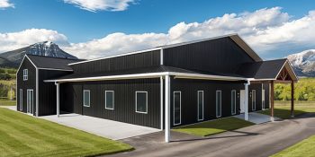 one story barndominium shop