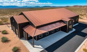 black barndominium garage