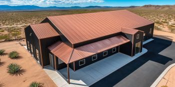 black barndominium garage