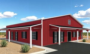 barndominium two car garage