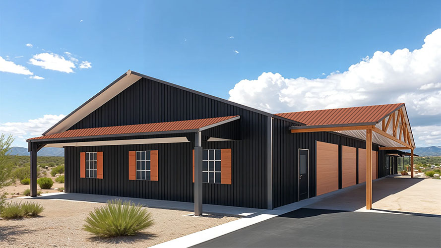4 car barndominium
