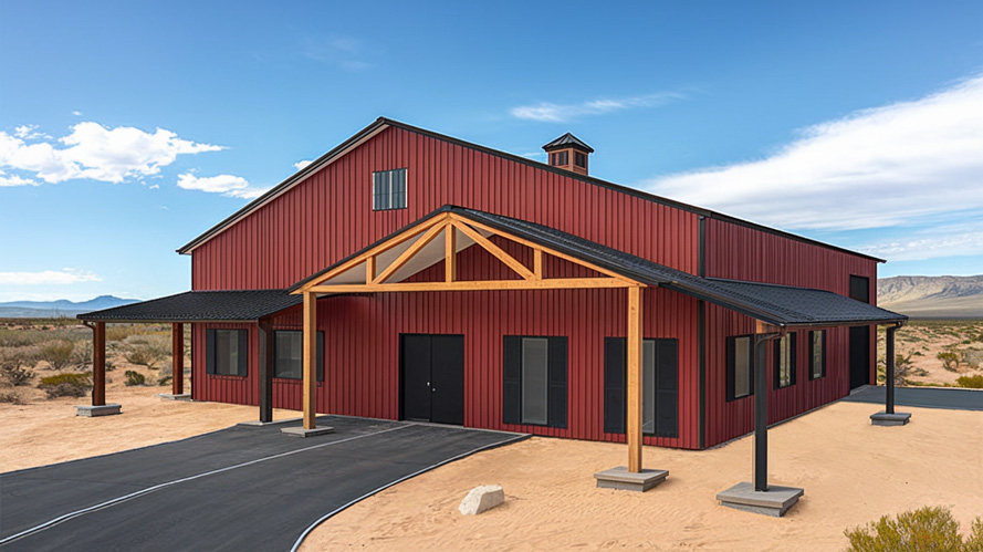 3 bedroom barndominium