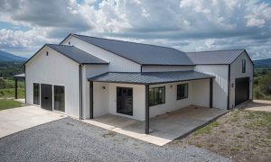 3 bedroom 2 bath barndominium garage