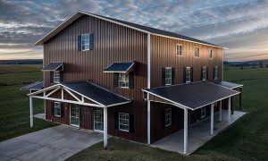 2 story barndominium loft.