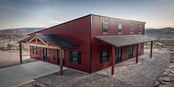 single story 3 bedrooom barndominium