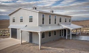 3 bedroom 2 bath barndominium garage