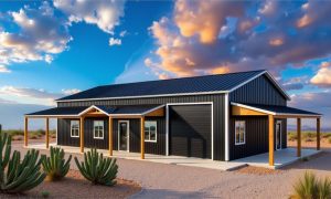 small metal house