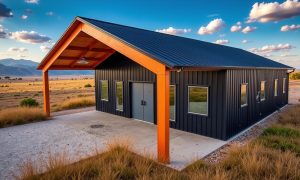 Two bedroom barndo with large porch