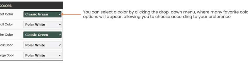 3D designer color options
