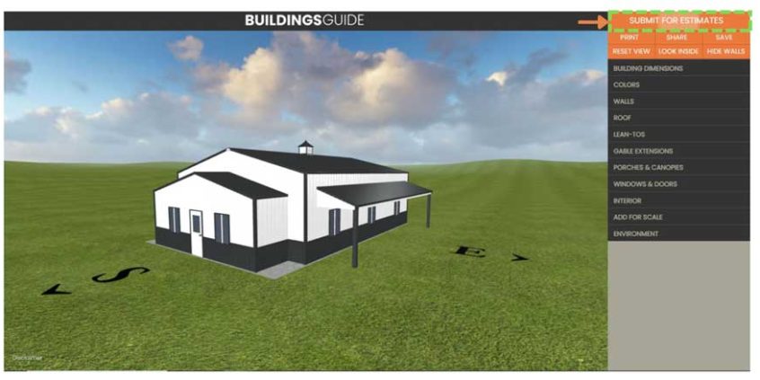 3D designer getting steel building price estimates