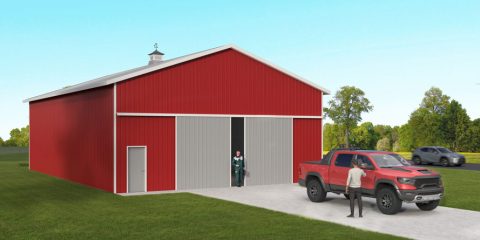 Steel building designs and layouts examples