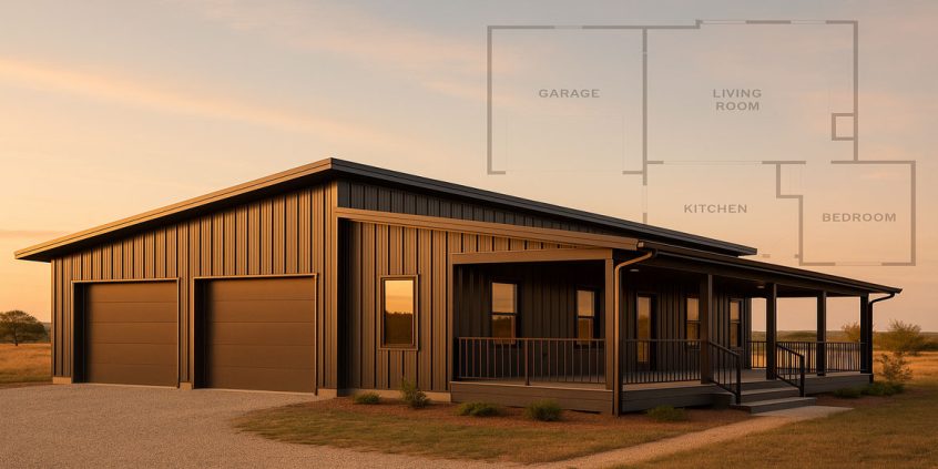 metal building floor-plan and design