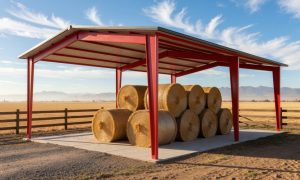 metal hay barn roof