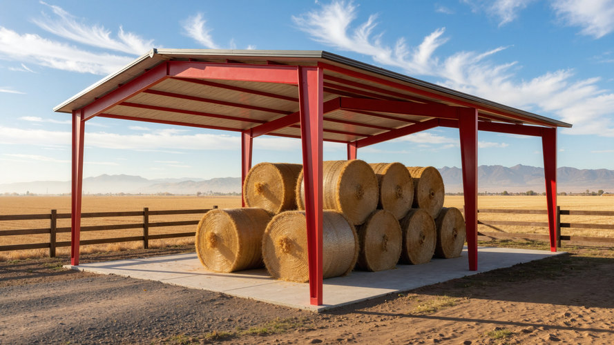 metal hay barn roof