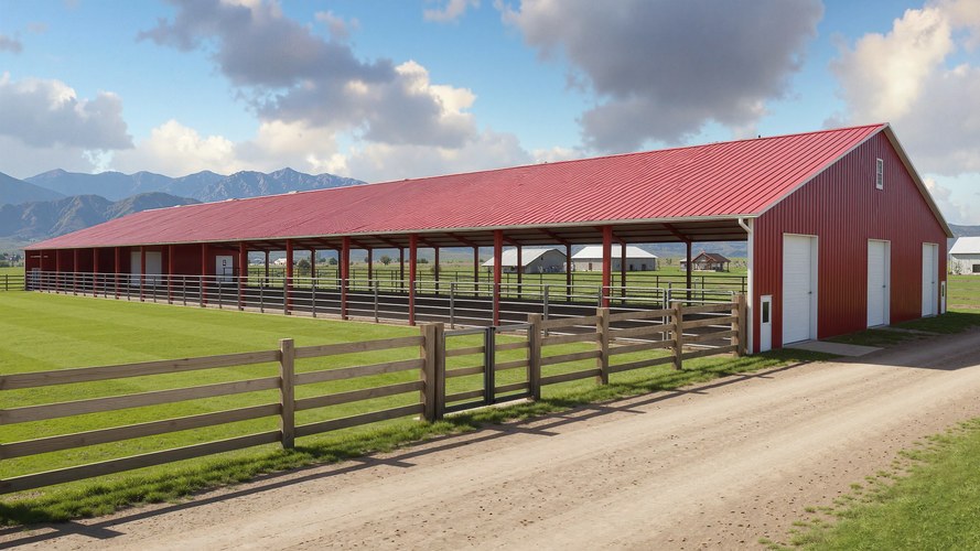 cattle barn