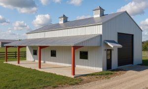 steel frame barn