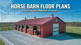 horse barn floor plans and stable layouts